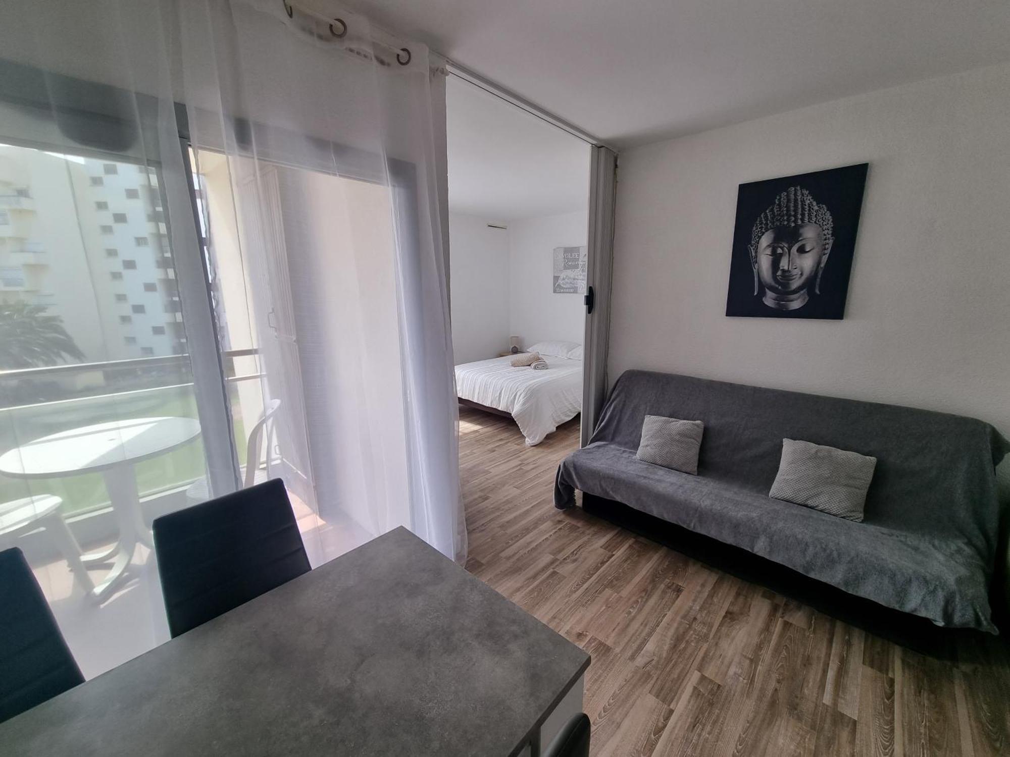 Apartment Front De Mer, Wifi, Joli 4 Couchages, Secteur Lydia Grande Le Barcares
